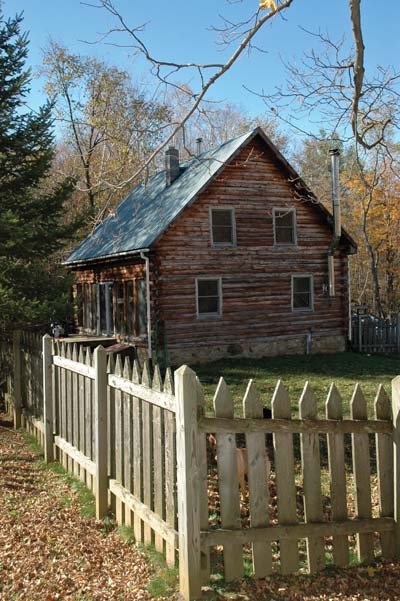 The Vermont log cabin is picturesque but poorly insulated.